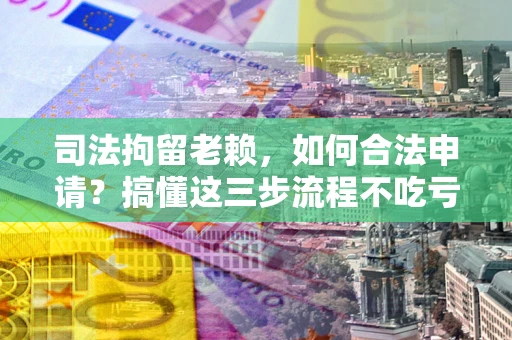 北京司法拘留老赖，如何合法申请？搞懂这三步流程不吃亏！