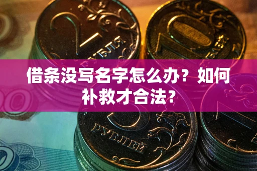 北京借条没写名字怎么办？如何补救才合法？